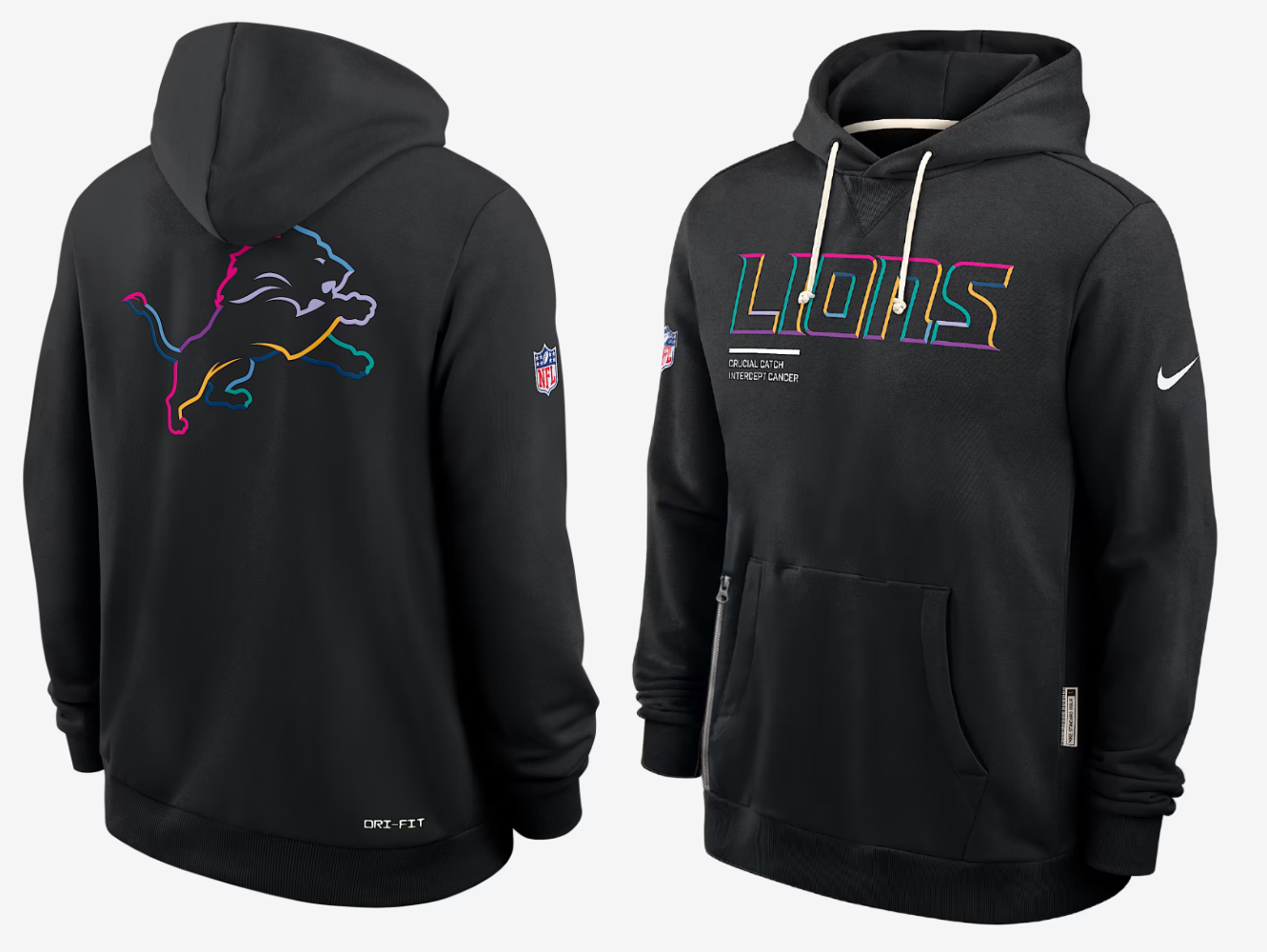 Men Detroit Lions black 2025 Nike NFL hoodie->boston red sox->MLB Jersey